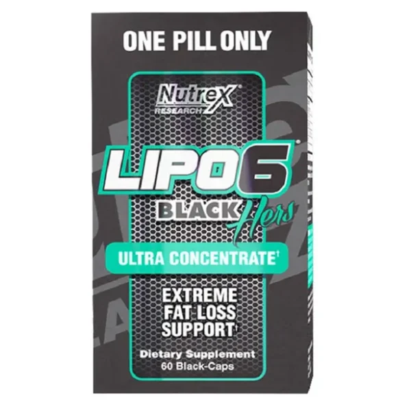 Nutrex LIPO 6 Black Hers Ultra Concentrate - Quemagrasas para mujer