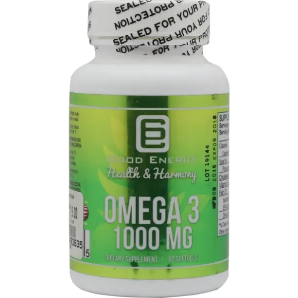 GOOD ENERGY Omega 3 1000mg 60 Cápsulas