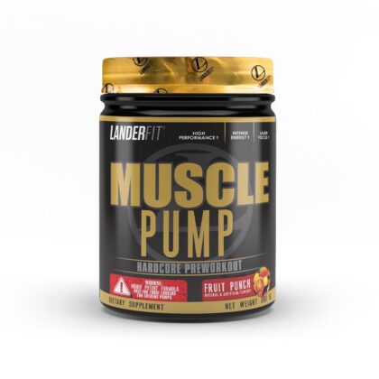 Landerfit Pre Entreno Muscle Pump Hardcore 300gr- Fruit Punch